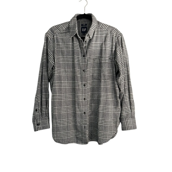 GAP Other - GAP women’s  Black and White Plaid “big shirt”